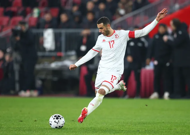 Ellyes Skhiri con la Selección de Túnez (Foto: Getty).