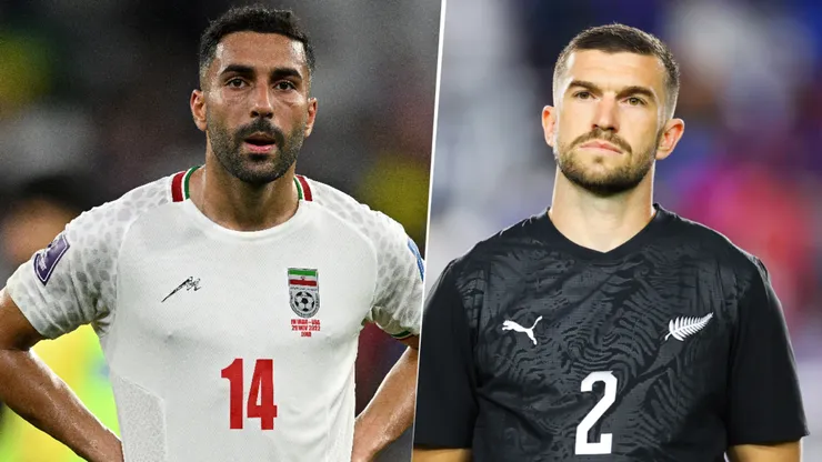 Saman Ghoddos y Tim Payne, figuras de Irán y Nueva Zelanda respectivamente.