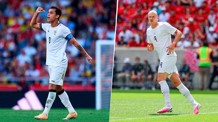 Alineaciones confirmadas para Irak vs Noruega por el Mundial 2026.