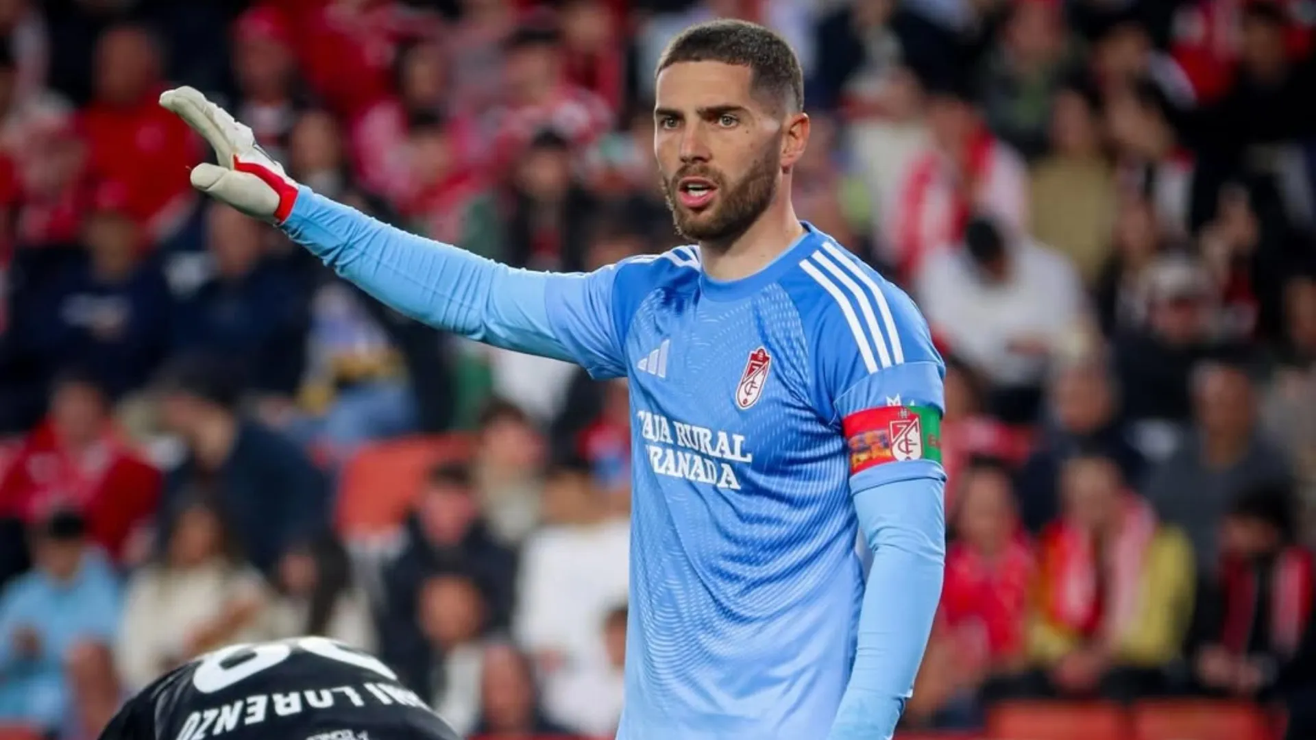 Luca Zidane, arquero y capitán de Granada (Getty Images).