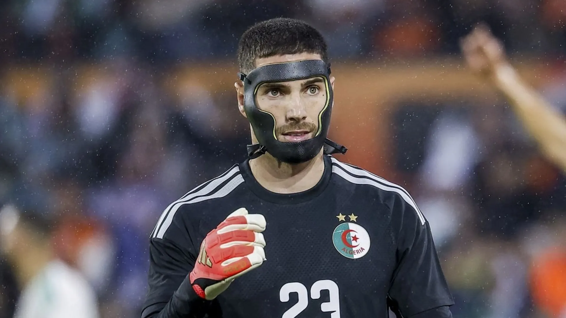 Luca Zidane usa máscara (Getty Images).