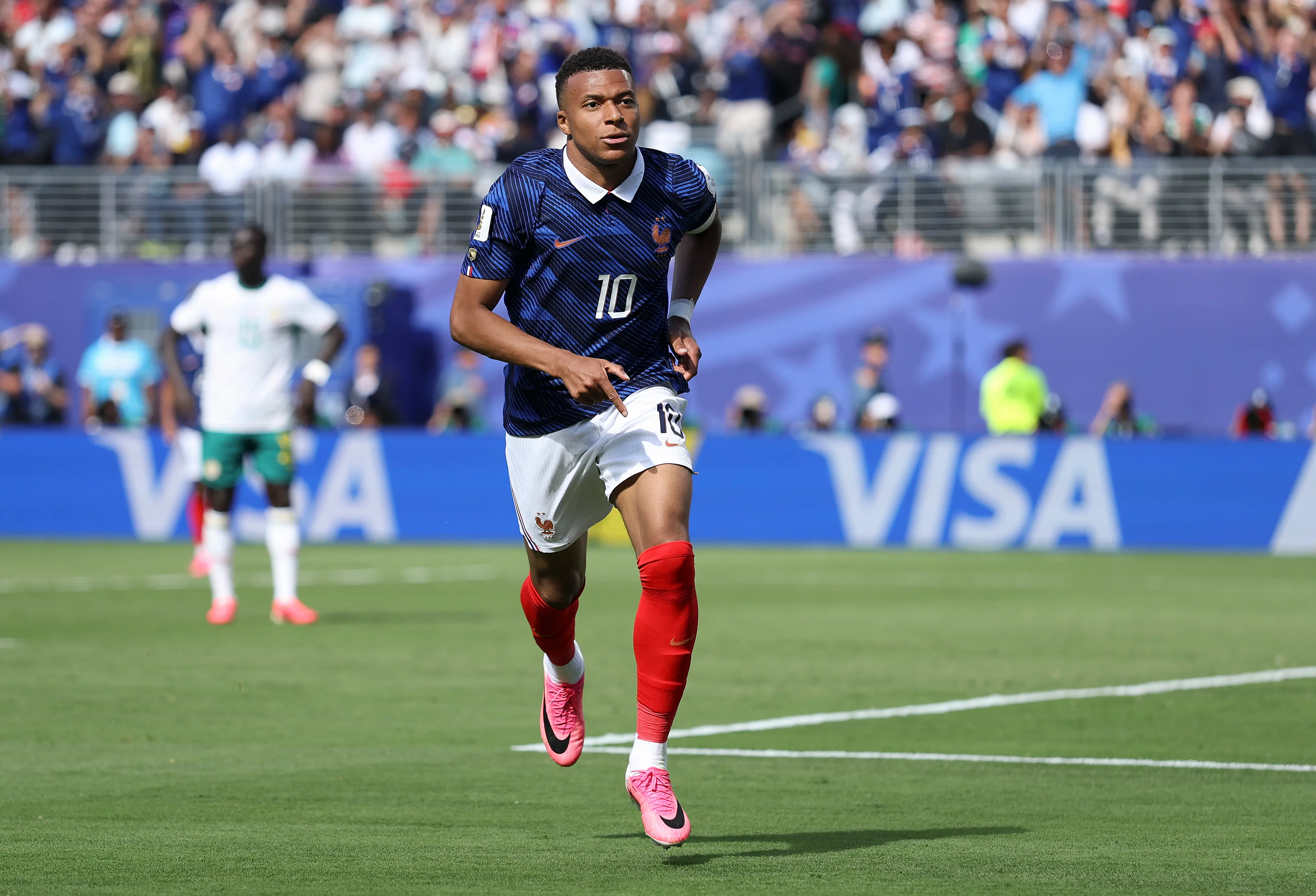 Kylian Mbappé celebrando (Foto: Getty).