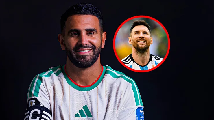 Riyad Mahrez vs. Lionel Messi en la previa del Argelia vs. Argentina por el Mundial 2026.