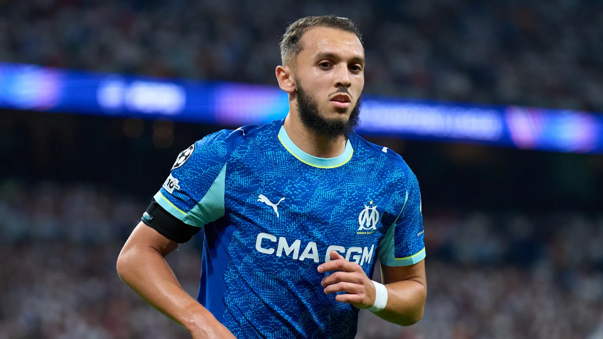 Amine Gouiri, delantero del Olympique de Marsella (Getty Images).