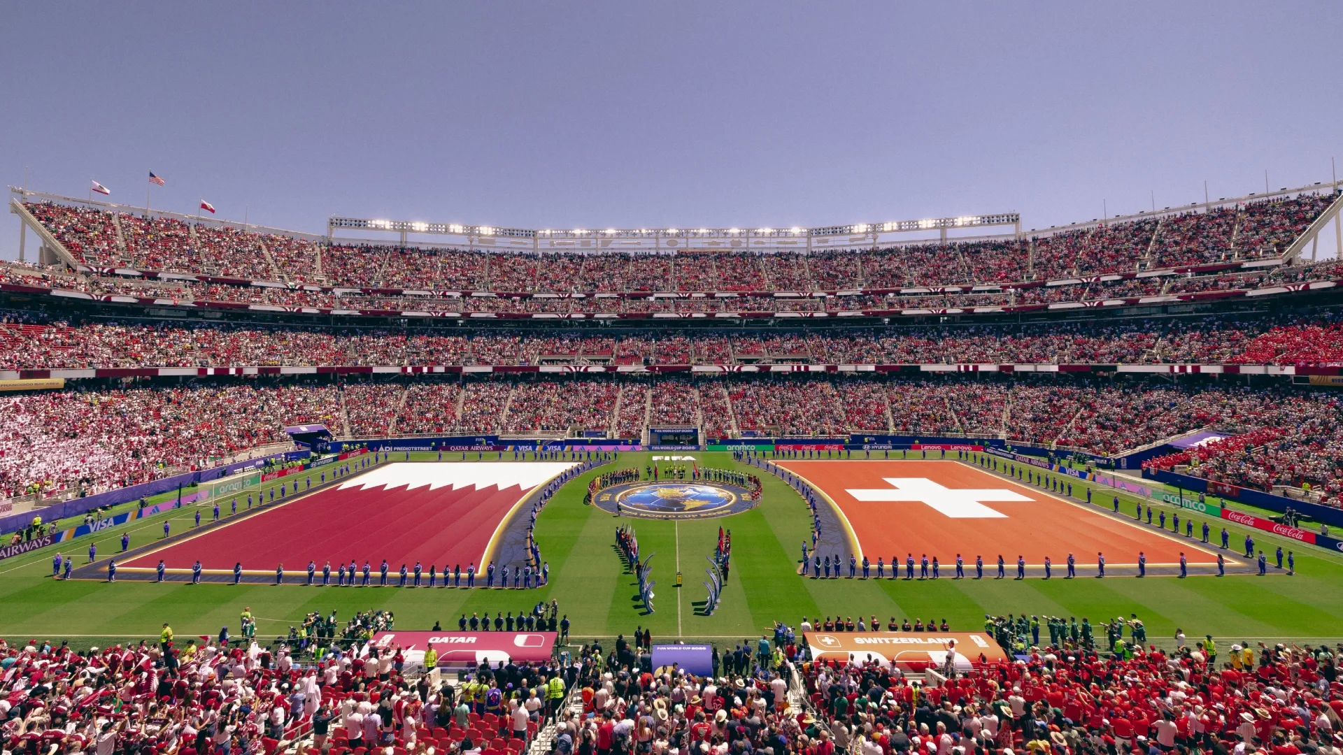 Qatar y Suiza ya jugaron en el Levi’s Stadium (Getty Images).