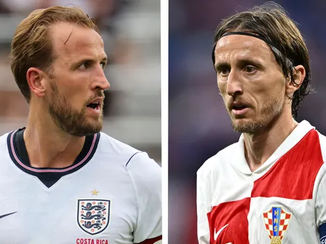 Alineaciones oficiales para el Inglaterra vs. Croacia