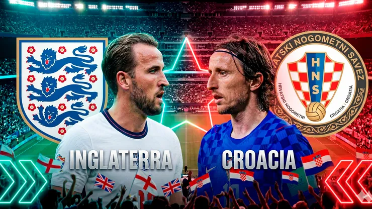 Mira GRATIS, EN VIVO y HOY Inglaterra vs. Croacia por el Mundial 2026.