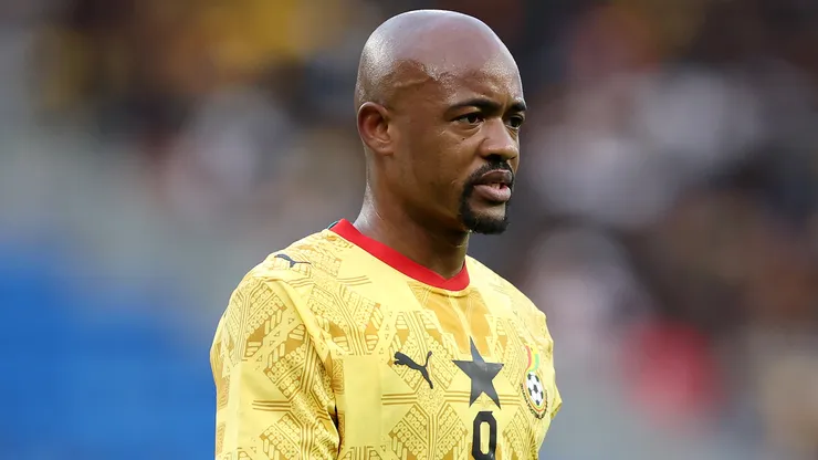 Jordan Ayew en la Selección de Ghana.
