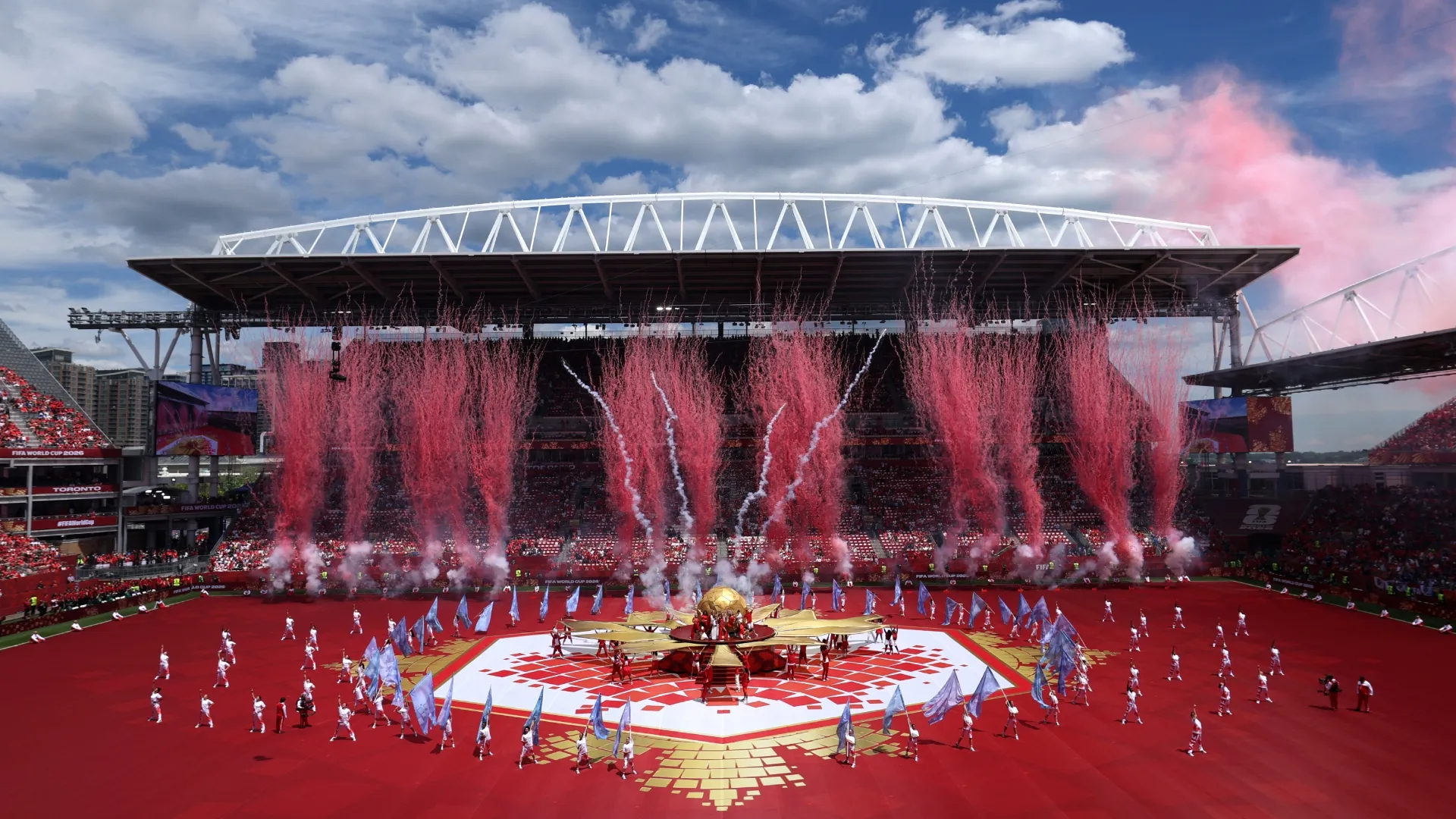 El BMO Field tuvo la inauguración canadiense del Mundial 2026 (Getty Images).