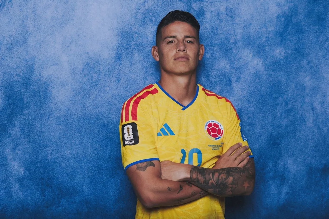 James Rodríguez, la gran figura de Colombia para el partido ante Uzbekistán en el Mundial 2026. (Foto: Getty Images)
