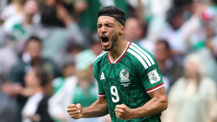 Raúl Jiménez, eufórico por su gol con México en la primera fecha del Mundial 2026.