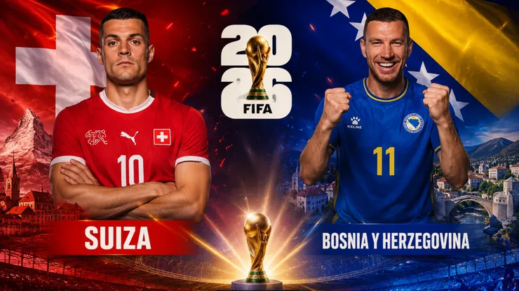 Alineaciones de Suiza vs Bosnia