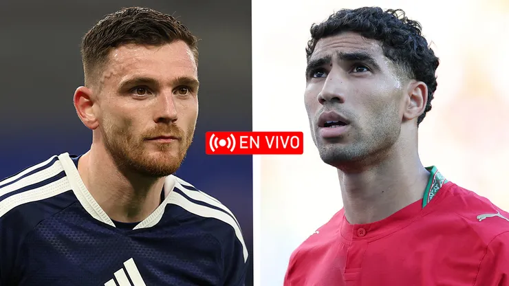 Andy Robertson de Escocia vs. Achraf Hakimi de Marruecos en vivo y en directo por el Grupo C del Mundial 2026.