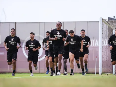 Preocupación en Universitario: jugador sufrió molestias en los entrenamientos