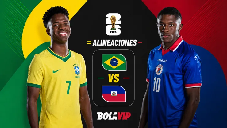 Alineaciones Brasil vs Haití