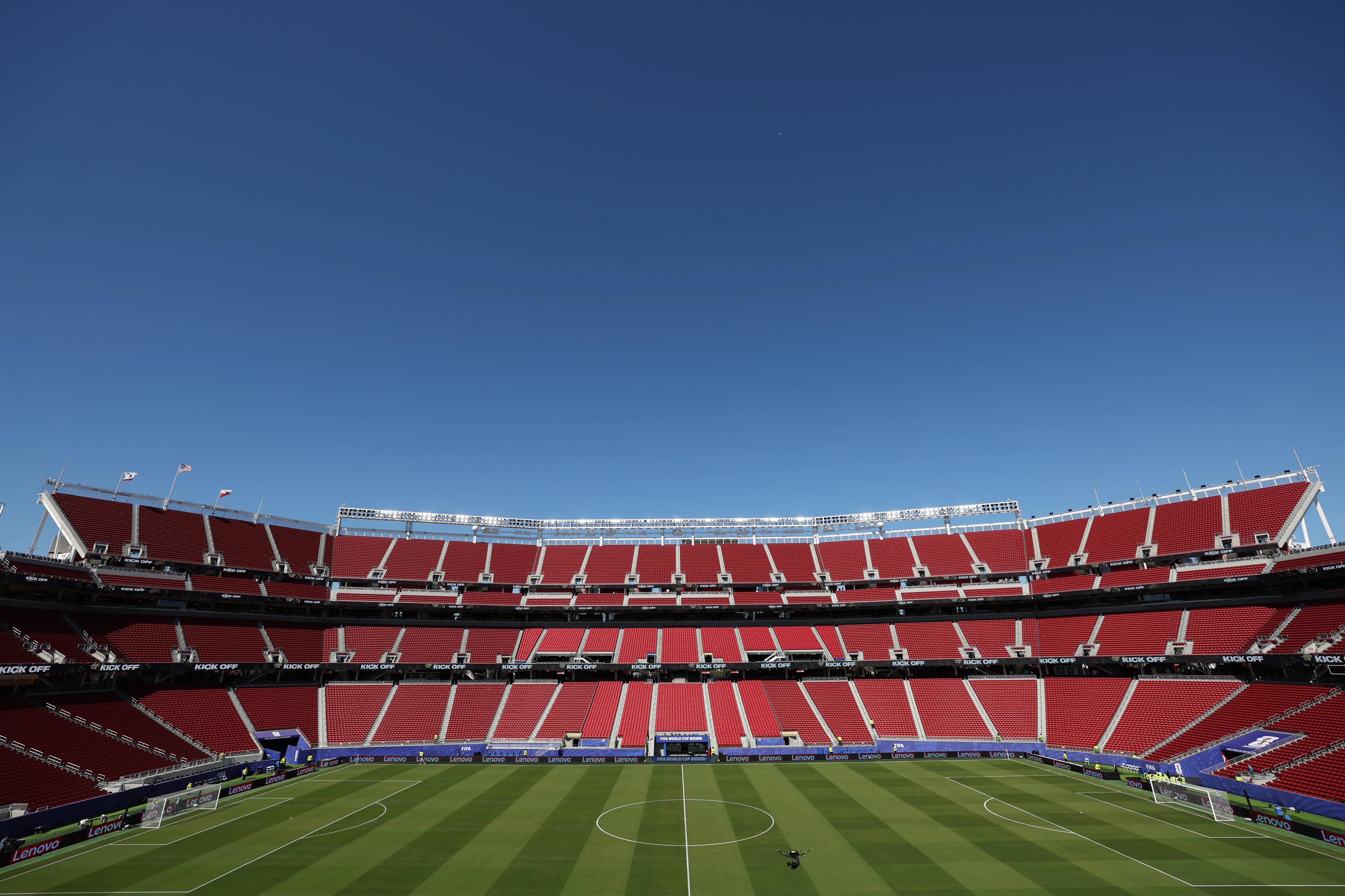 SANTA CLARA, CALIFORNIA – JUNE 19: Así se ve por dentro el Levi’s Stadium. (Photo by Stu Forster/Getty Images)