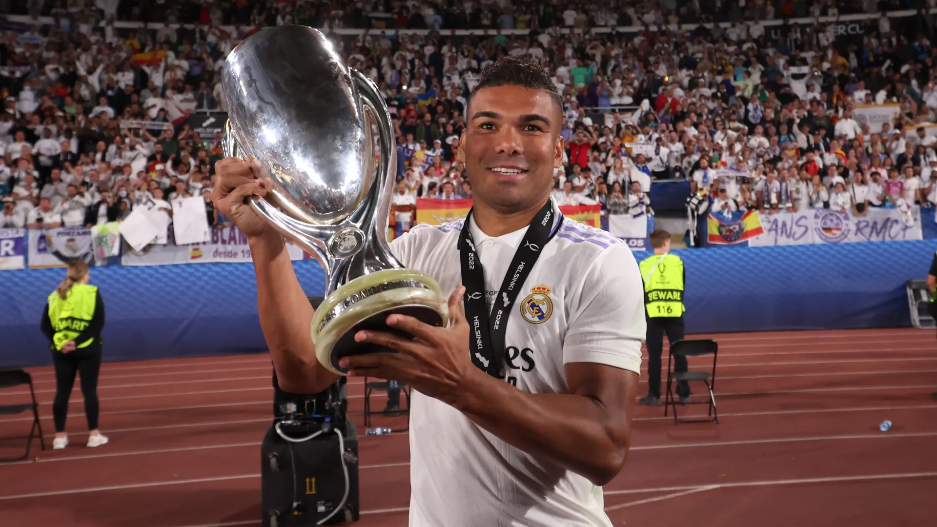 Casemiro, de los volantes más ganadores en la historia del Real Madrid (Getty Images).
