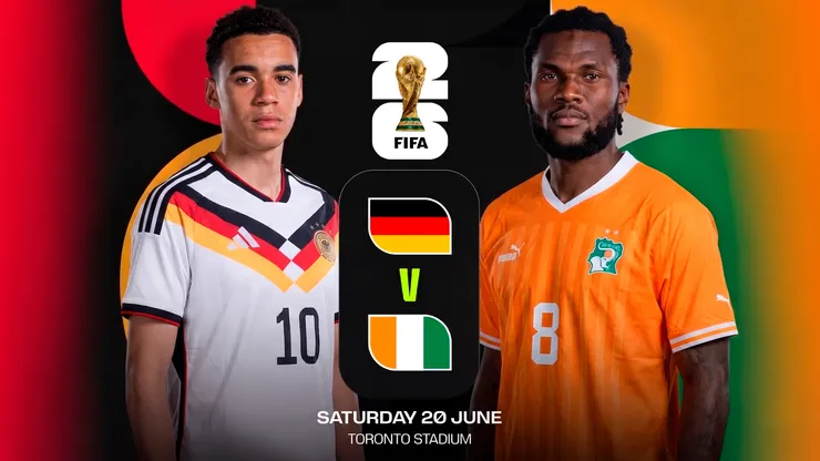 Alineaciones confirmadas Alemania vs. Costa de Marfil HOY por el Mundial 2026: los titulares elegidos por FIFA.