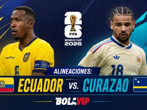 Alineaciones confirmadas para Ecuador vs Curazao
