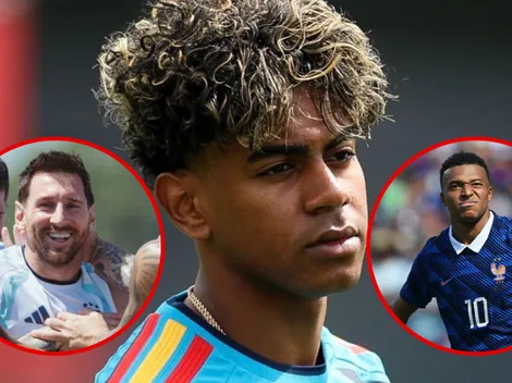 La inesperada reacción de Lamine Yamal a los goles de Kylian Mbappé y Lionel Messi