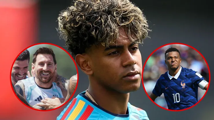 La inesperada reacción de Lamine Yamal a los goles de Kylian Mbappé y Lionel Messi