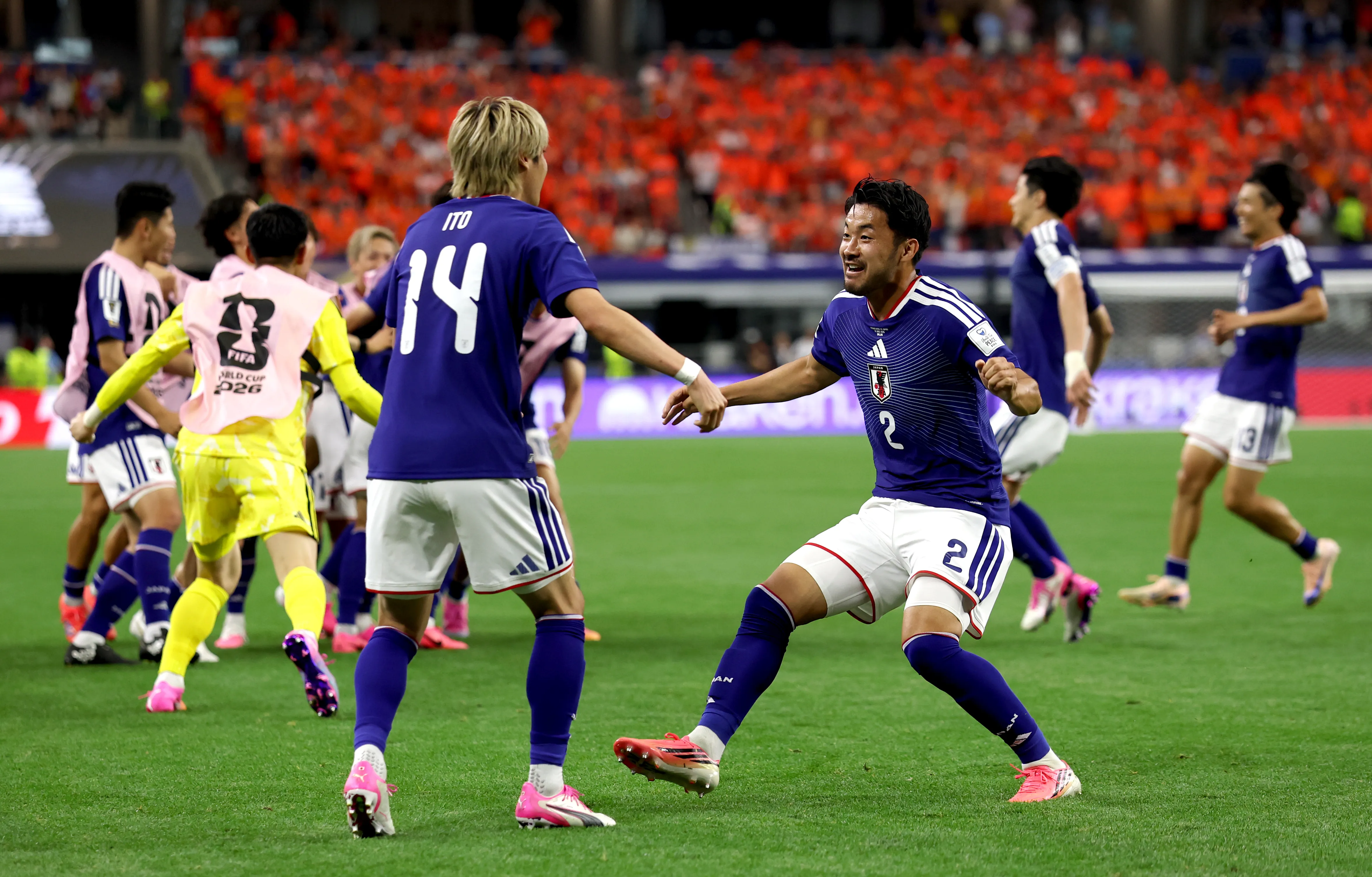 Selección de Japón celebrando (Foto: Getty).