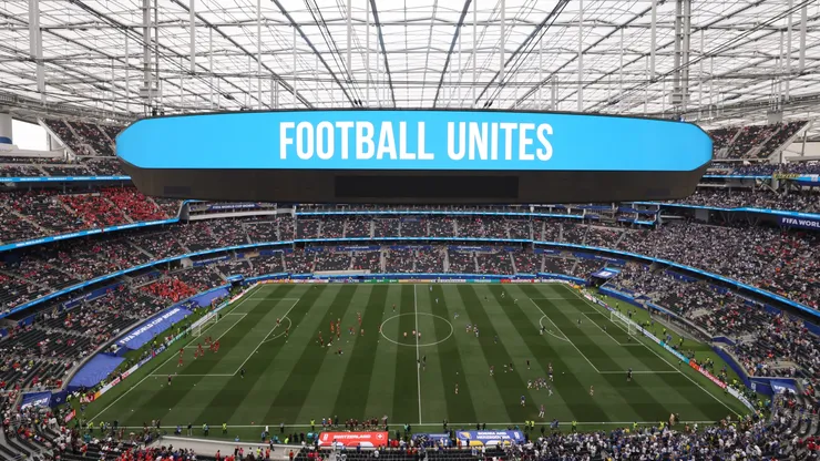 El SoFi Stadium de Los Ángeles, alberga un nuevo partido del Mundial 2026.
