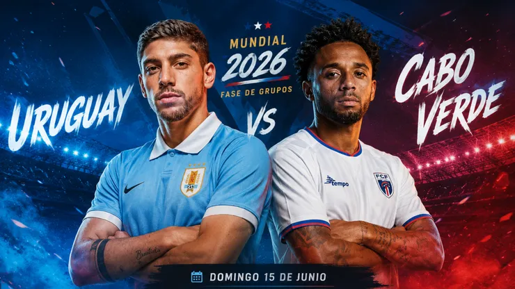 Alineaciones Uruguay vs Cabo Verde