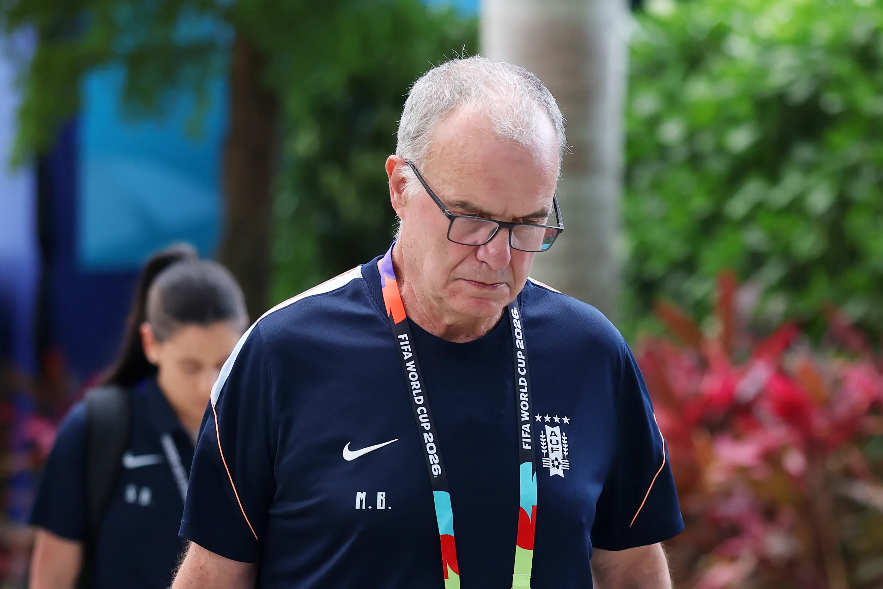 Marcelo Bielsa en la Selección de Uruguay (Foto: Getty).