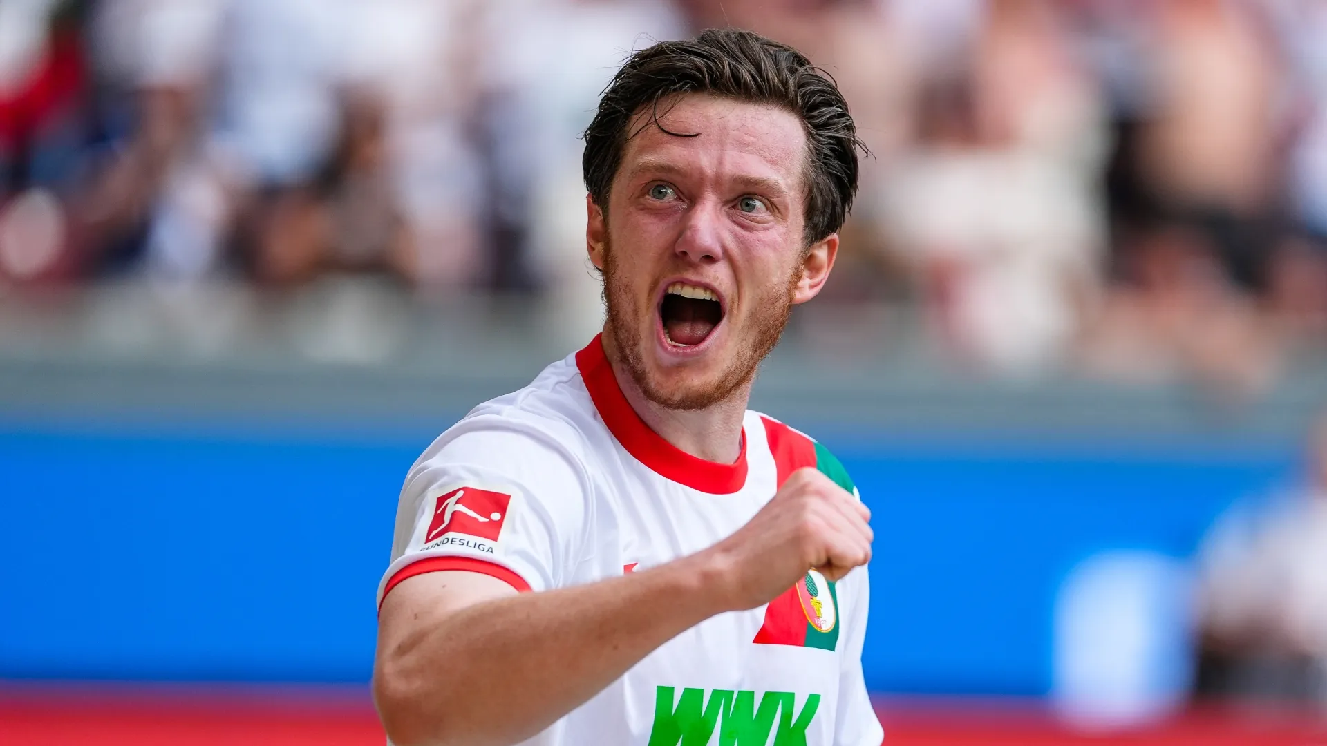 Michael Gregoritsch, delantero de FC Augsburg (Getty Images).