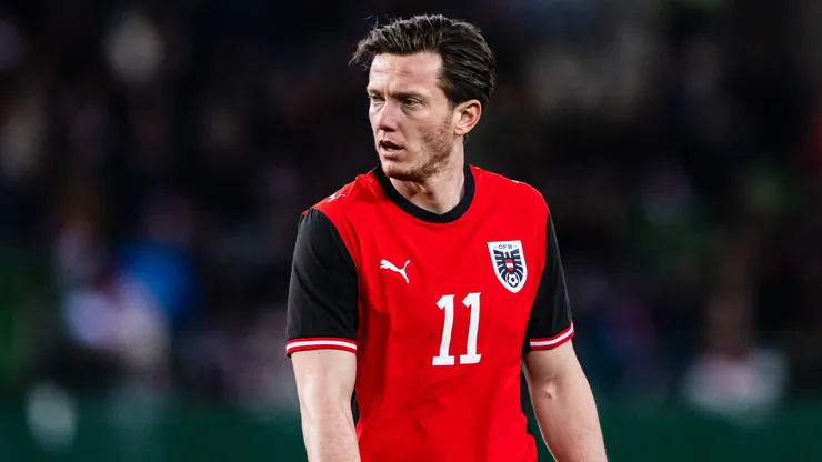 Michael Gregoritsch, delantero de la Selección de Austria.