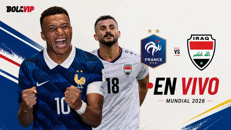 Francia se enfrenta a Irak por la fecha 2 de la fase de grupos del Mundial 2026.