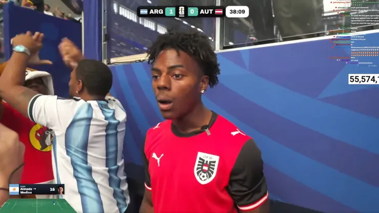 Speed reaccionó a los goles de Messi