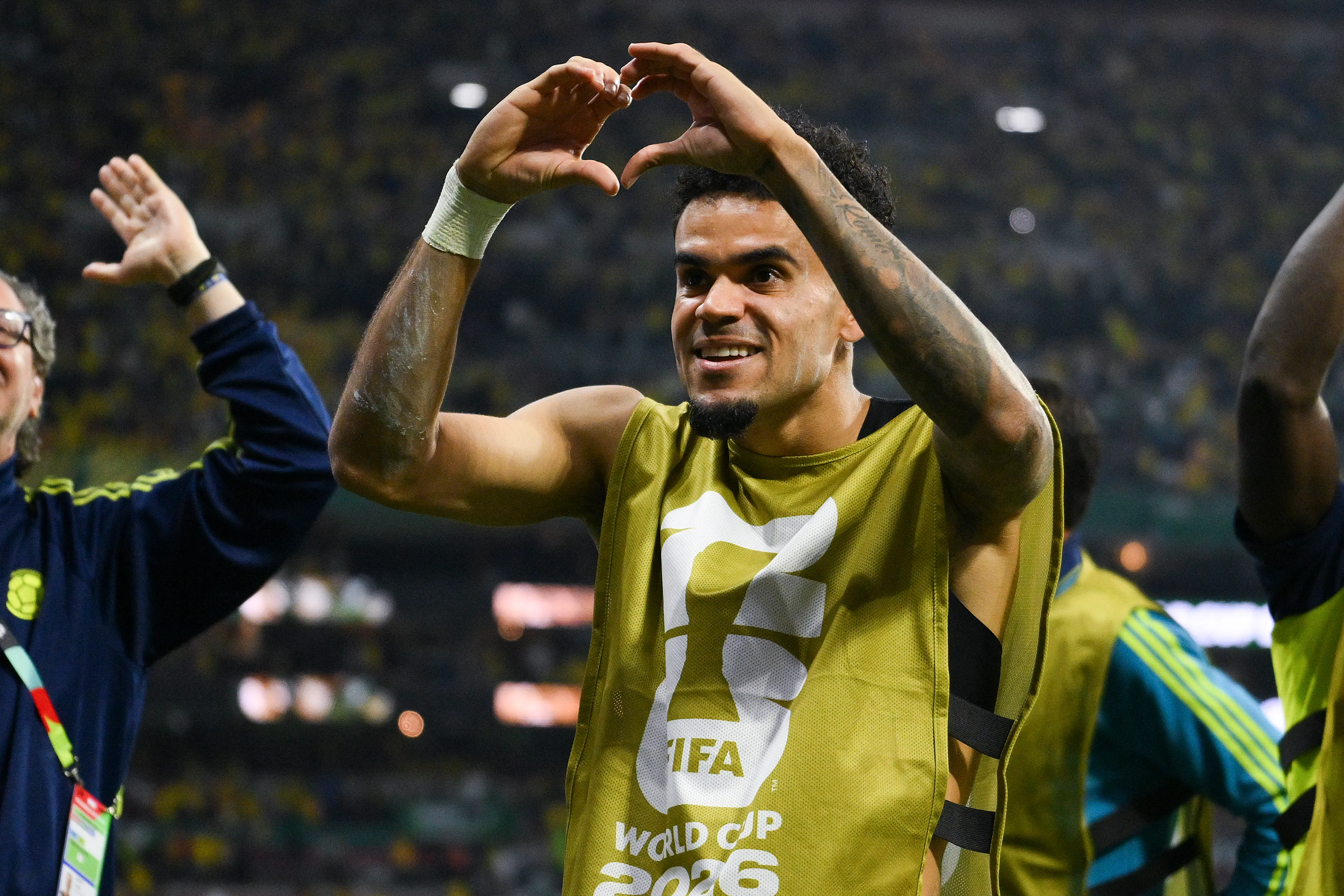 Luis Díaz celebrando (Foto: Getty).