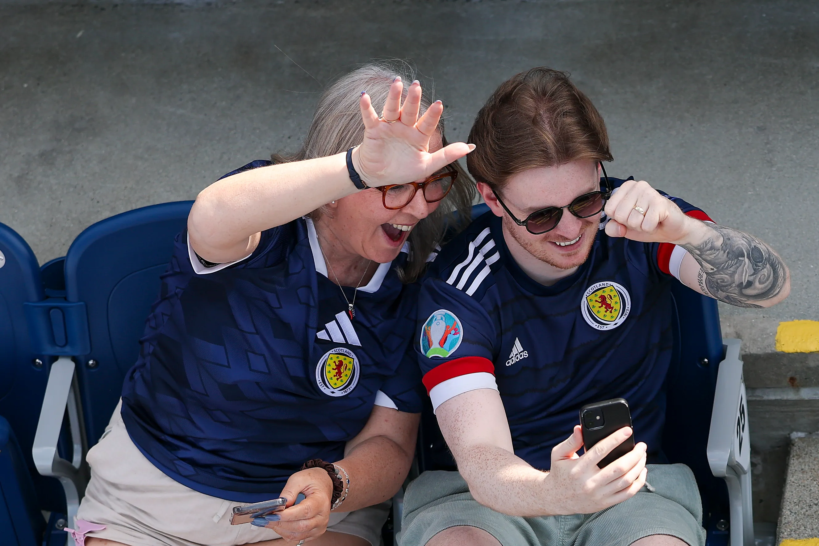 Hinchas de Escocia (Foto: Getty).