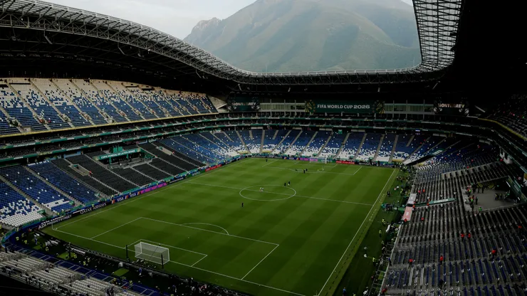 Así luce el Estadio Monterrey, sede del partido entre Sudáfrica vs Corea del Sur.