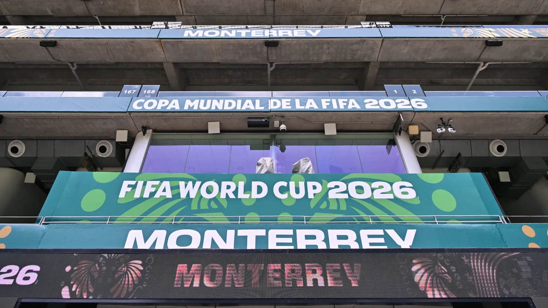 Vista a uno de los palcos del Estadio BBVA de Monterrey (Getty Images).
