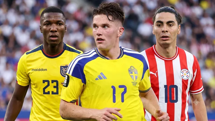 Las figuras de Ecuador, Suecia y Paraguay, selecciones que están entre los mejores terceros del Mundial 2026.