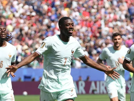 Con hat-trick de Dembélé, Francia arrolló a Noruega y aseguró el liderato de su grupo