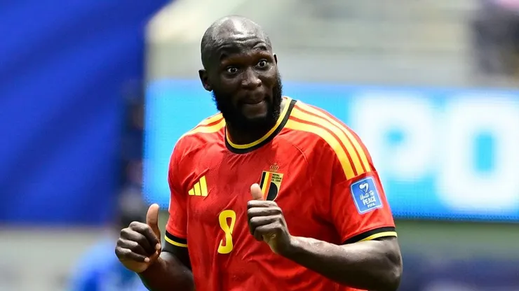 Romelu Lukaku, delantero de la Selección de Bélgica.
