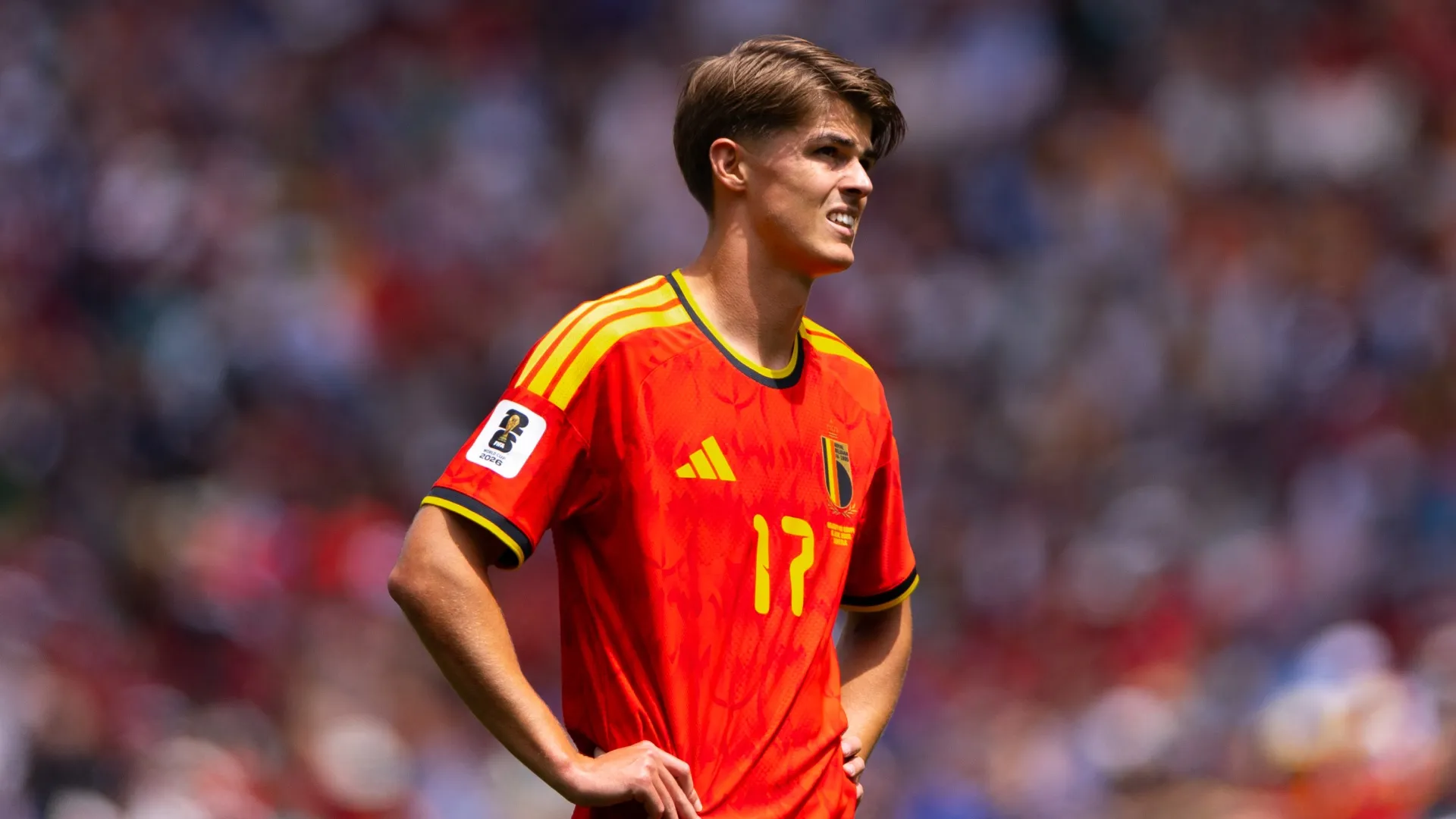 Charles De Ketelaere, titular en Bélgica para enfrentar a Nueva Zelanda (Getty Images).
