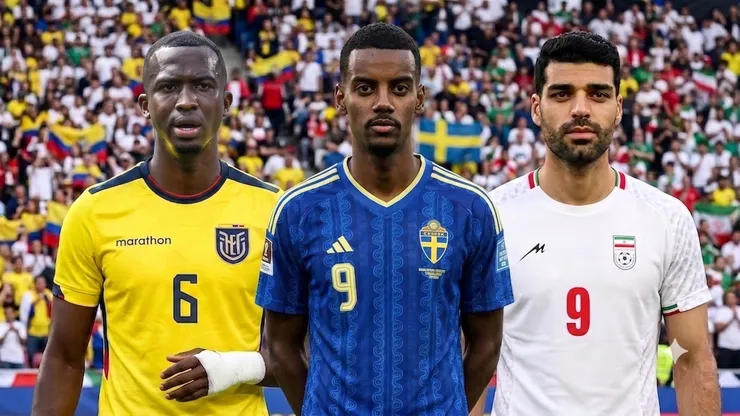 Ecuador, Suecia e Irán están en la tabla de mejores terceros.