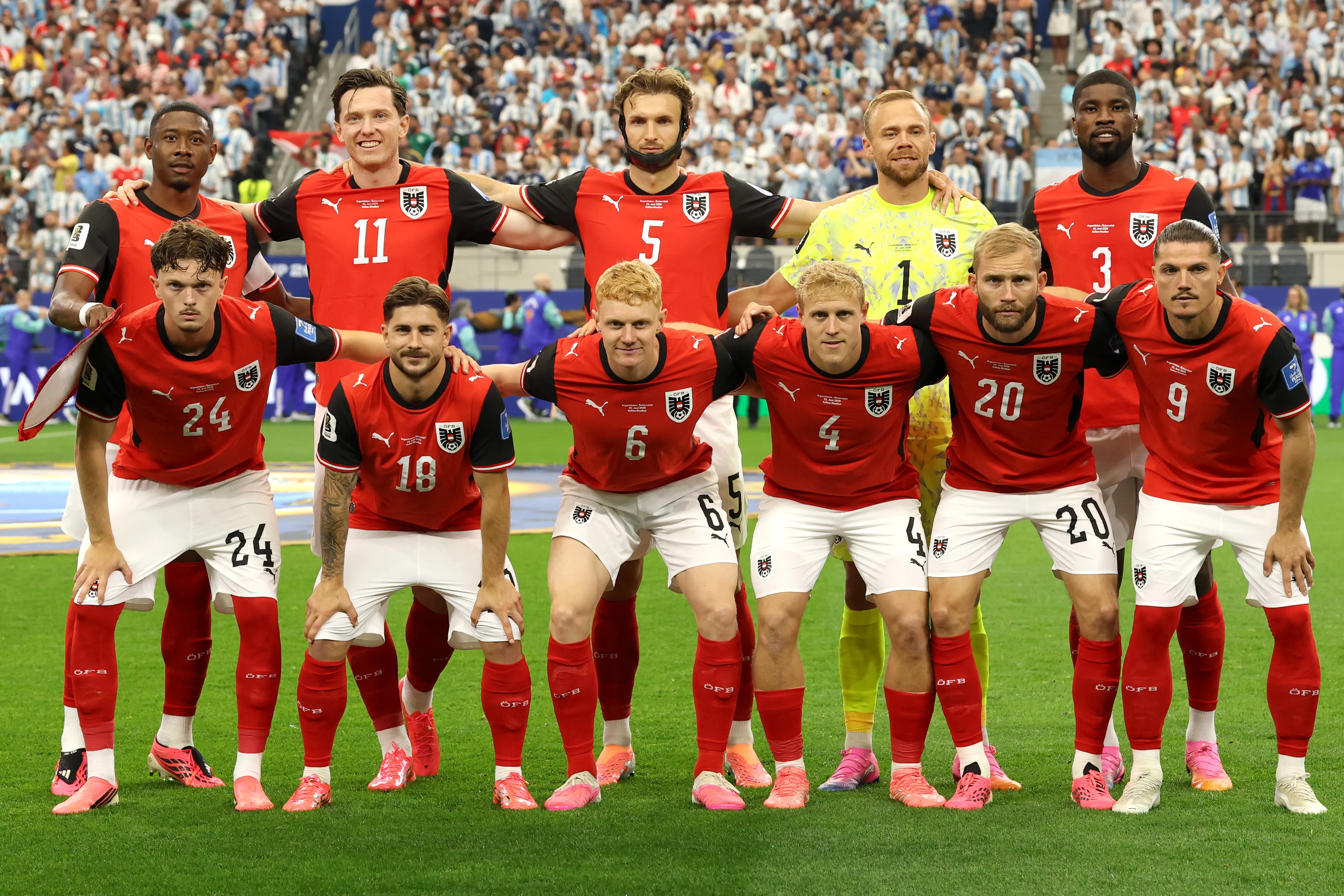 Selección de Austria (Foto: Getty).