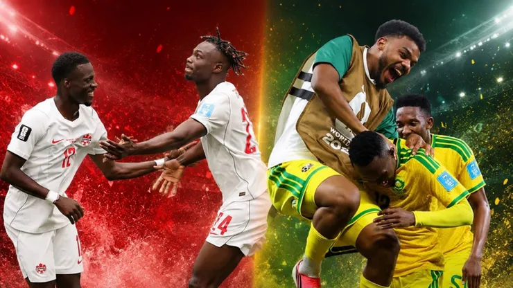 Alineaciones confirmadas del Sudáfrica vs. Canadá del Mundial 2026.