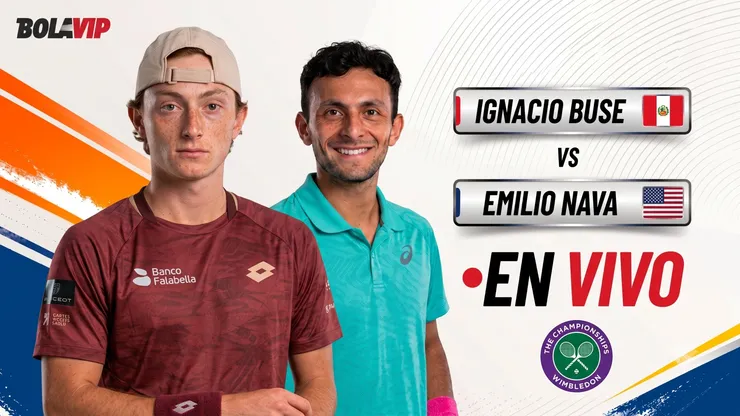 Ignacio Buse se enfrenta a Emilio Nava en su estreno en Wimbledon.