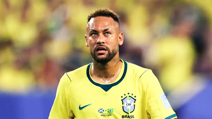 Neymar Júnior, estrella de la Selección de Brasil.
