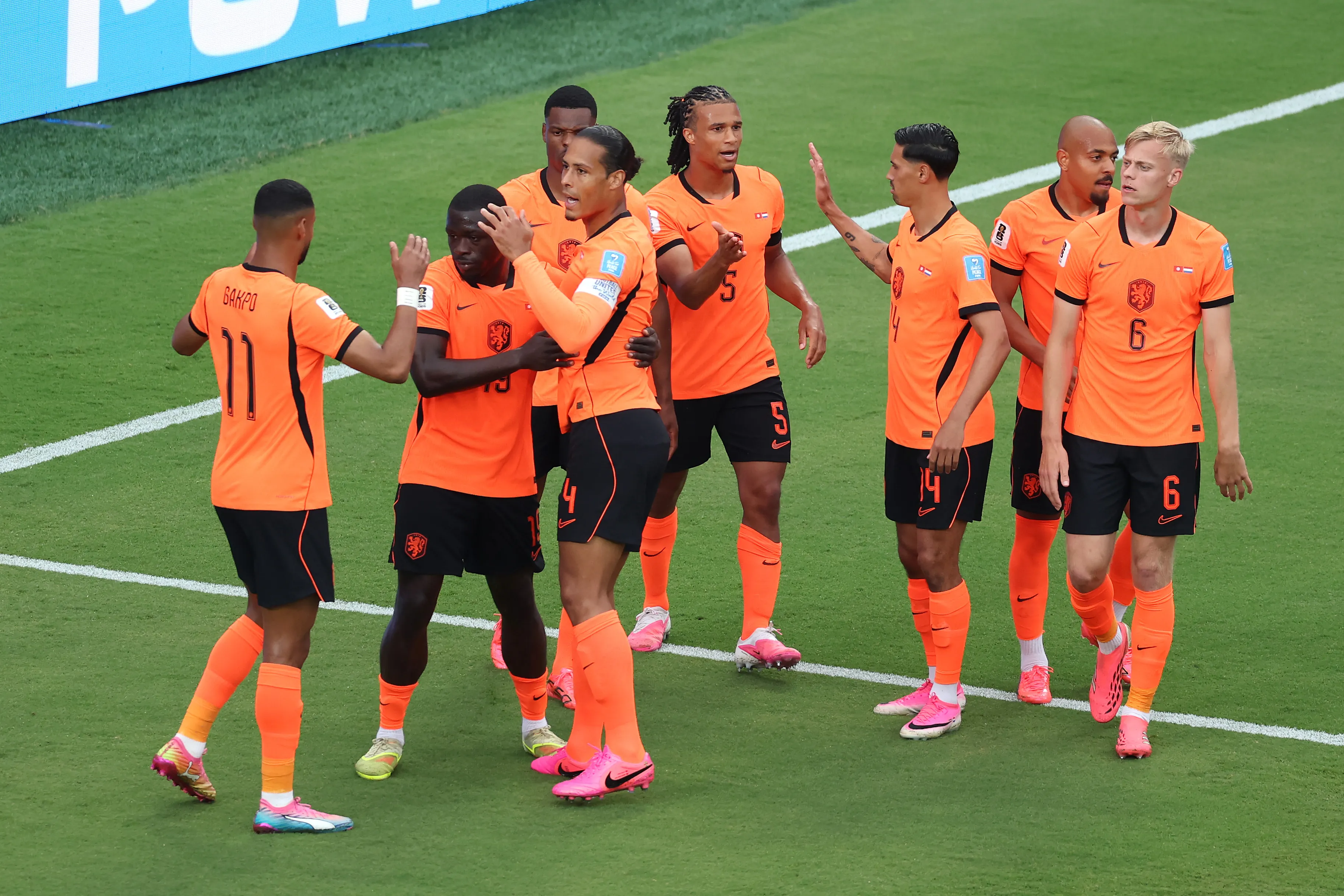 Selección de Países Bajos celebrando (Foto: Getty).