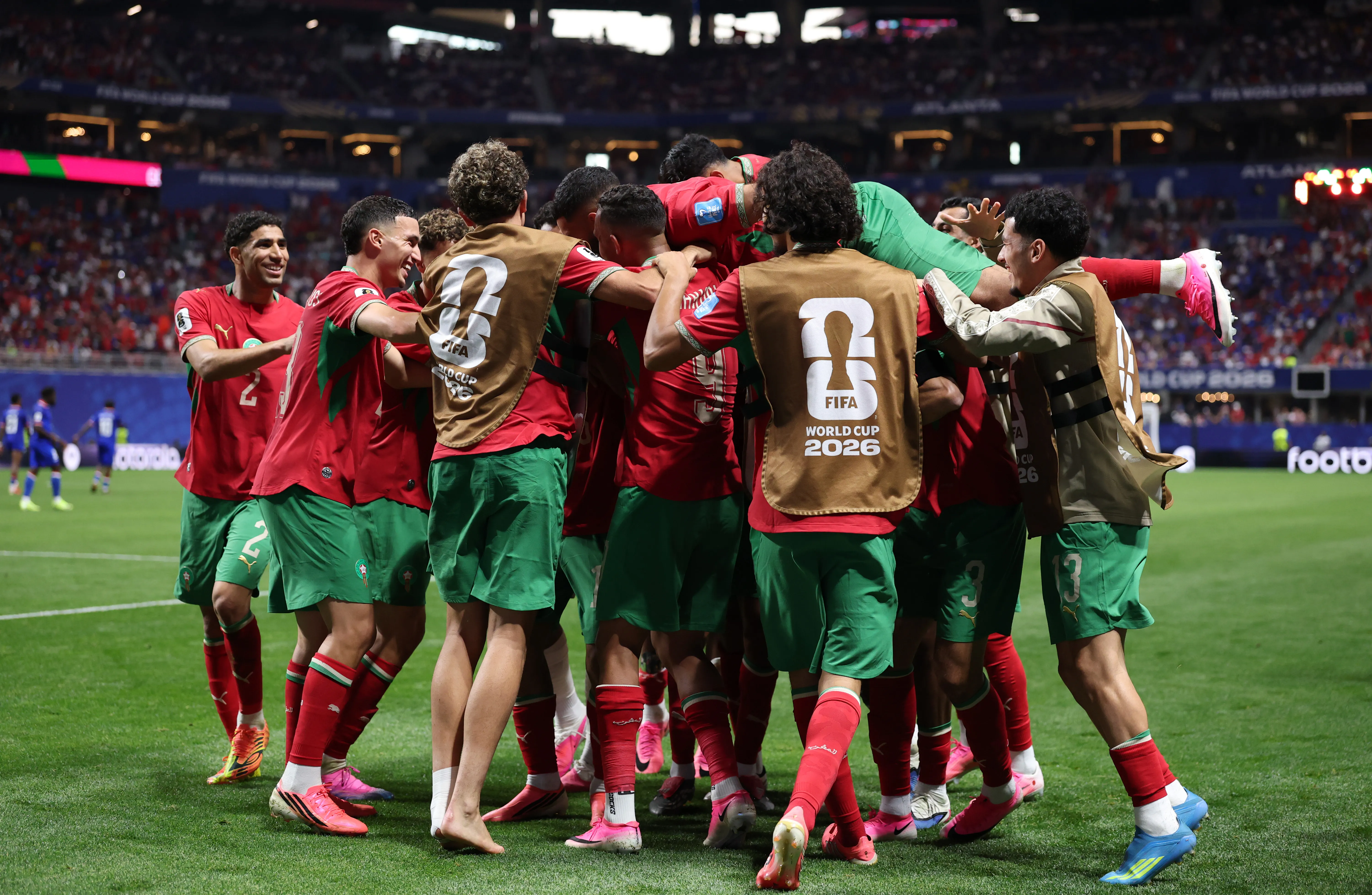 Marruecos celebrando (Foto: Getty).