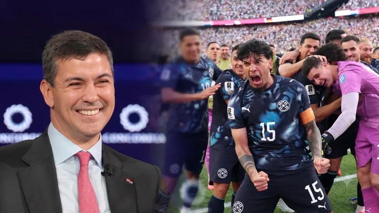 Santiago Peña, presidente de Paraguay, decretó feriado tras el triunfo ante Alemania.