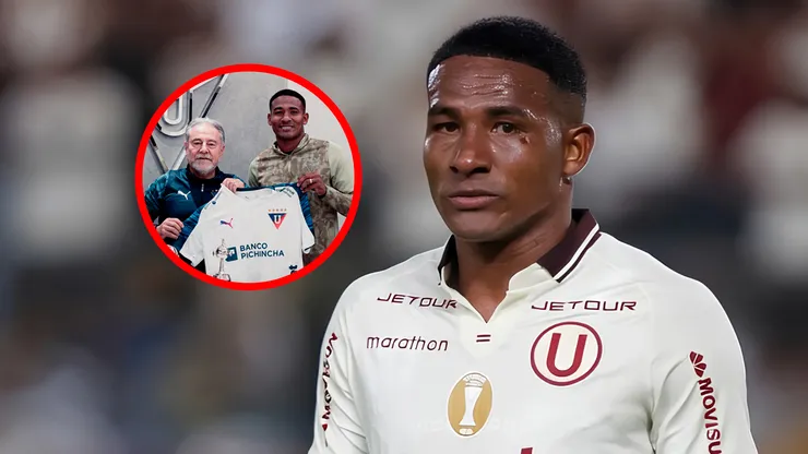 José Carabalí dejó Universitario y el mismo día fue anunciado por LDU.